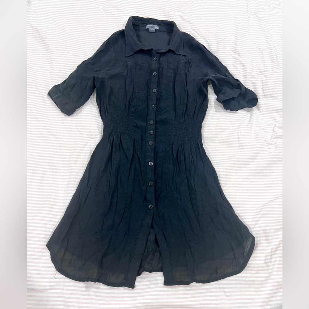 Poetry Clothing Black Tunic Top or Short Dress